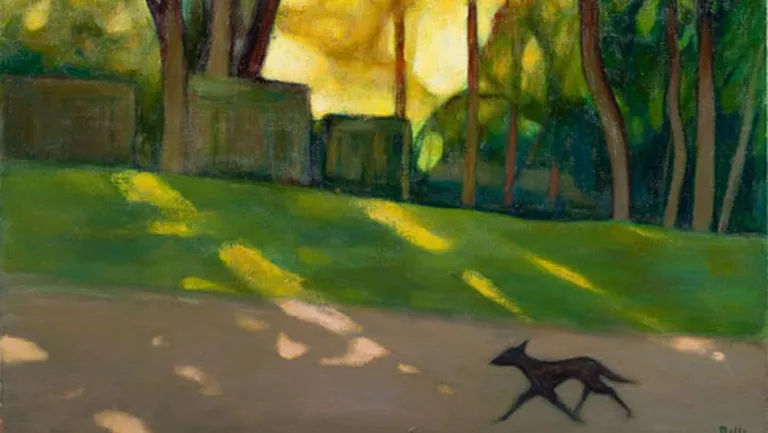 Biruta Delle. "Ainava ar suni" (2011)