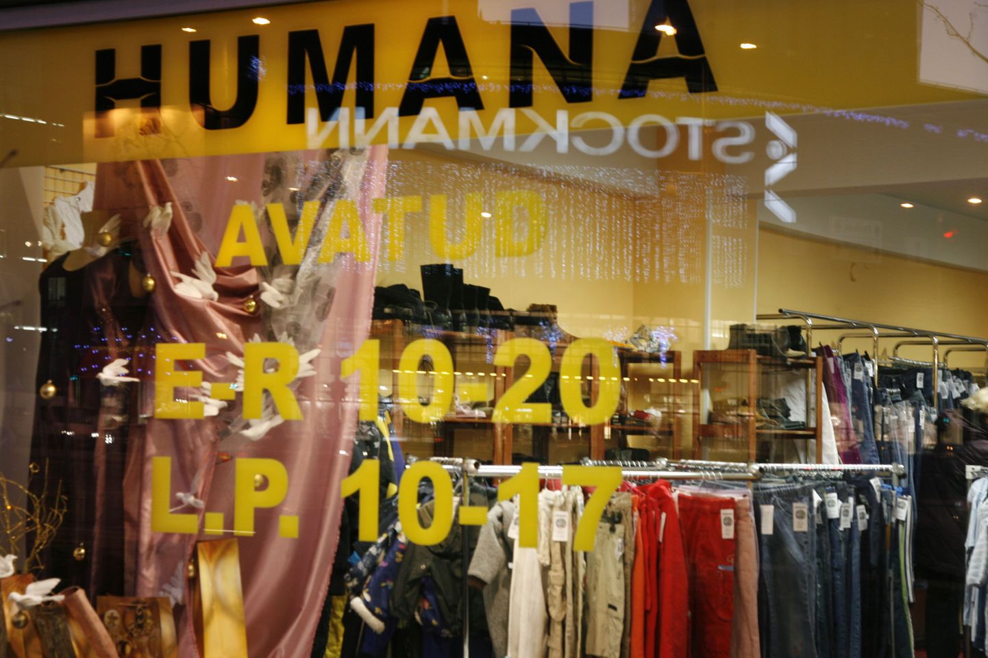 Humana kauplus Tallinnas.