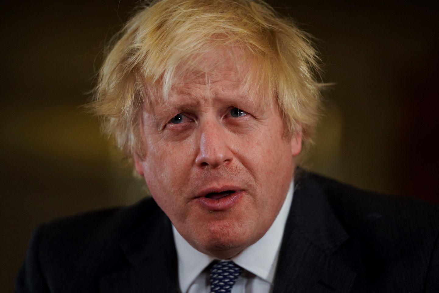Briti peaminister Boris Johnson võtab sõna COVID-19 olukorra kohta riigis 12. detsember 2021.