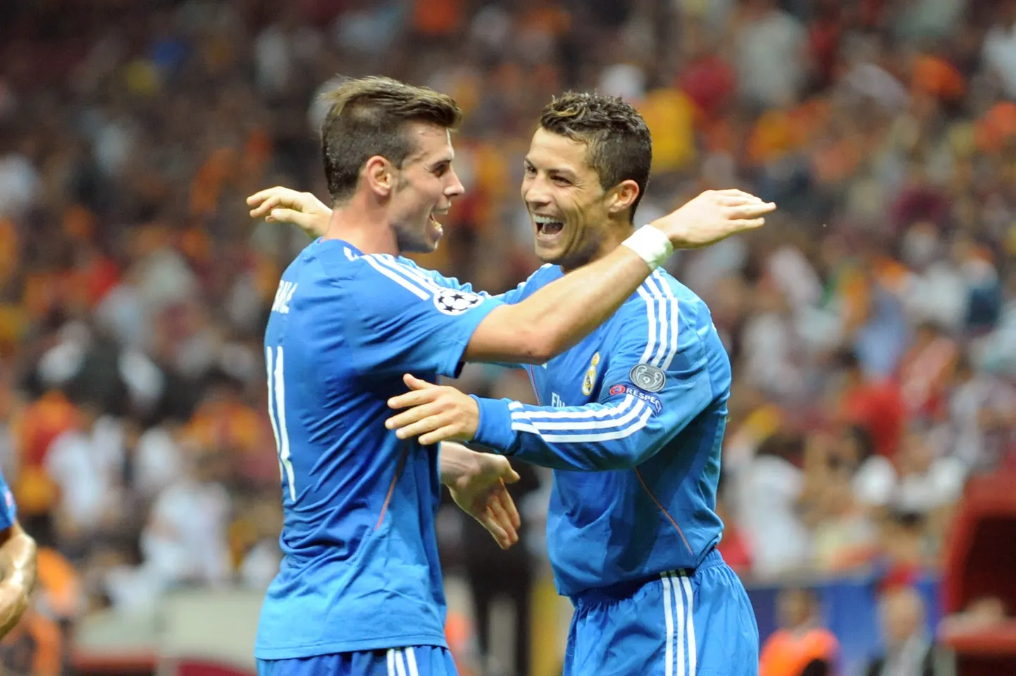 Gareth Bale (vasakul) ja Cristiano Ronaldo.