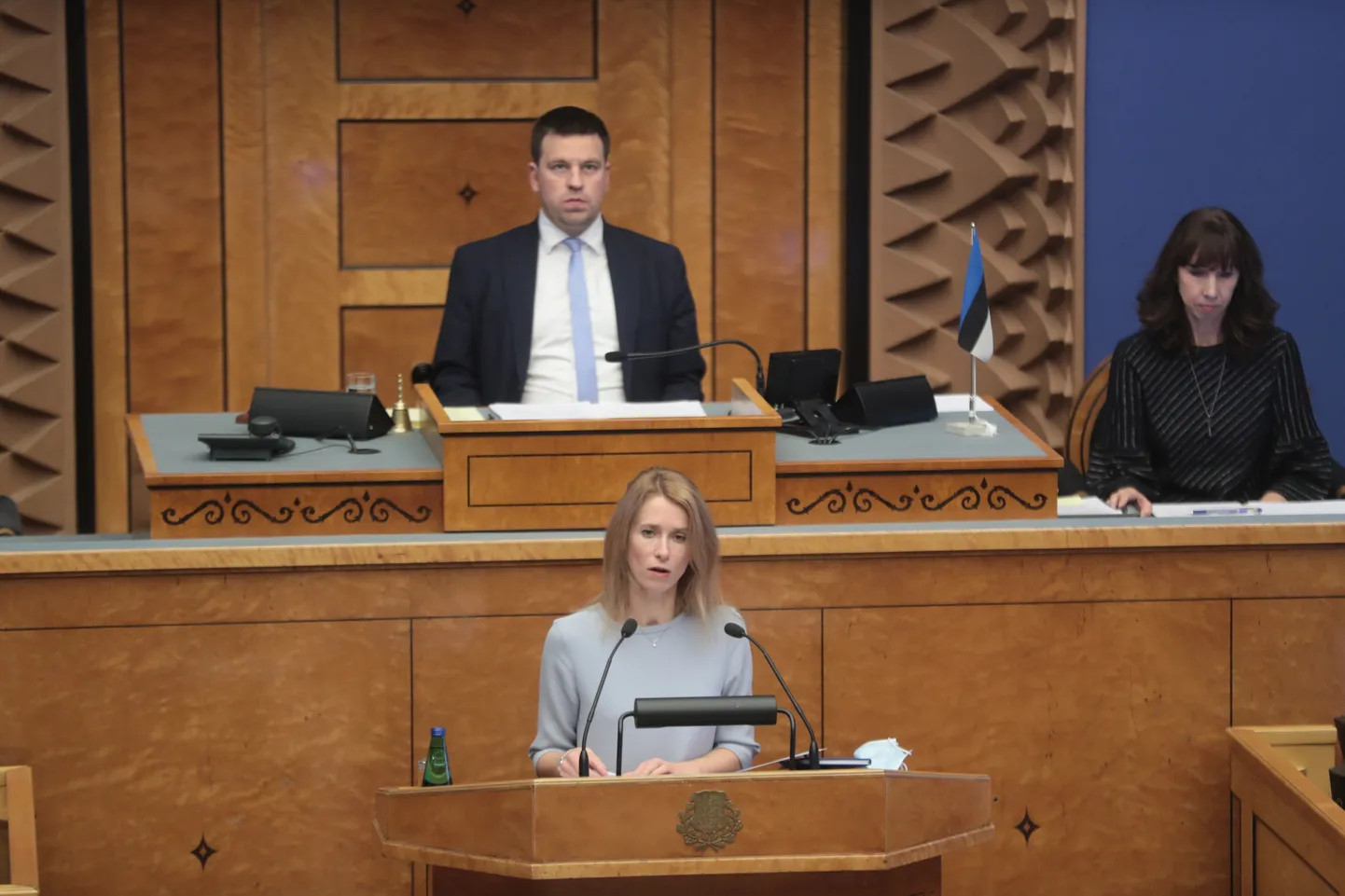 Kaja Kallas esines riigikogu ees poliitilise avaldusega