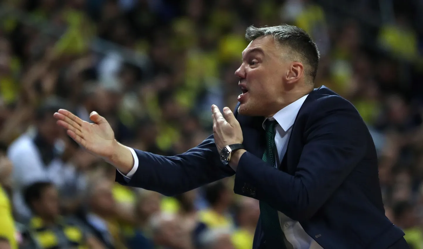 Žalgirise peatreener Šarunas Jasikevicius.