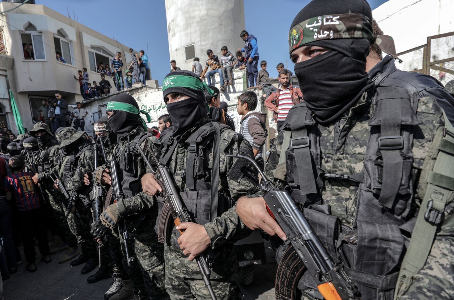 Hamasi võitlejad Gazas Khan Younises 12. novembril 2018. aastal.
