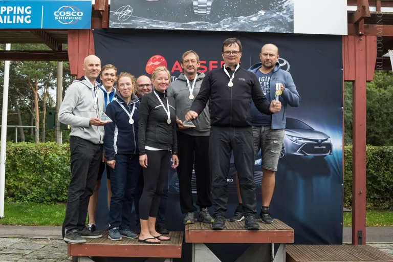 ESTLYS I grupi poodium - Avamerepurjetamise Tallinna Meistrivõistlused lühirajal - 7.-8. septembril 2019 Kalevi Jahtklubis - SEIKO CUP 2019