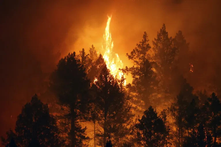 Maastikupõleng ja tuletornaado Californias Napa orus