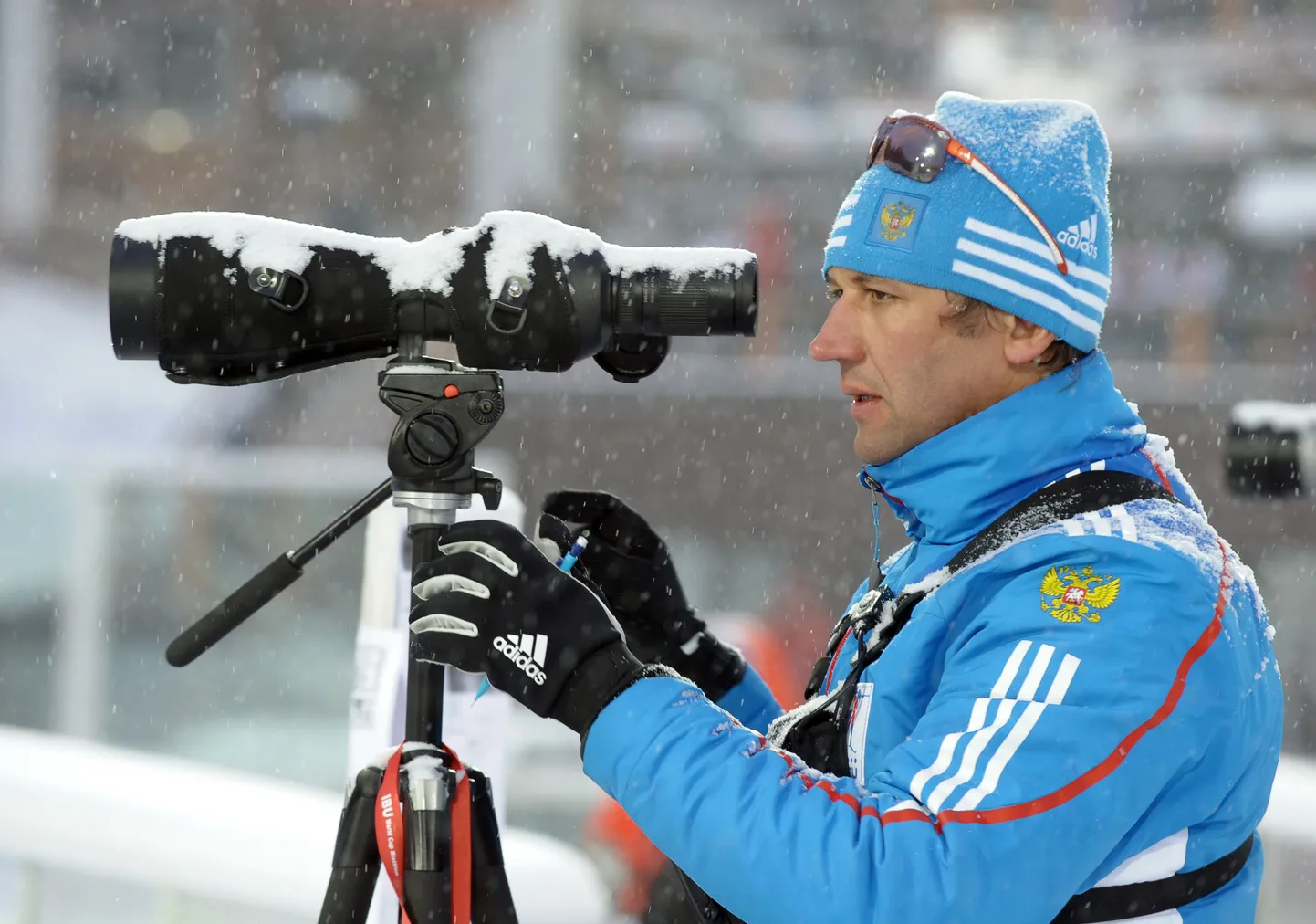 Тренер российских биатлонисток Павел Ростовцев.