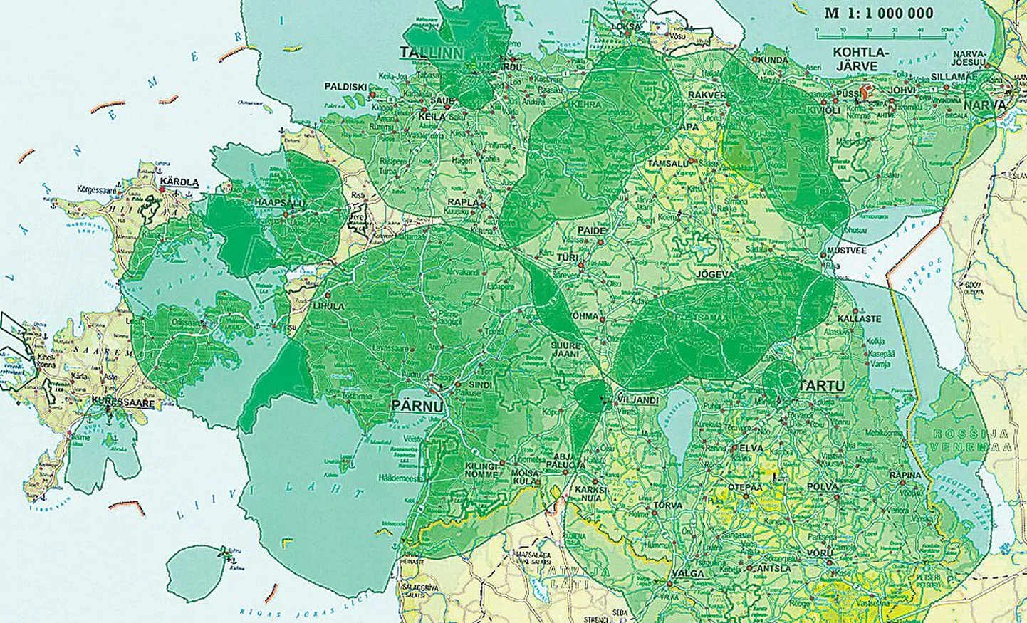 Digitelevisiooniga on tänaseks kaetud peaaegu kogu Eesti, üksikuid levita kohti on veel saartel ja Läänemaal.