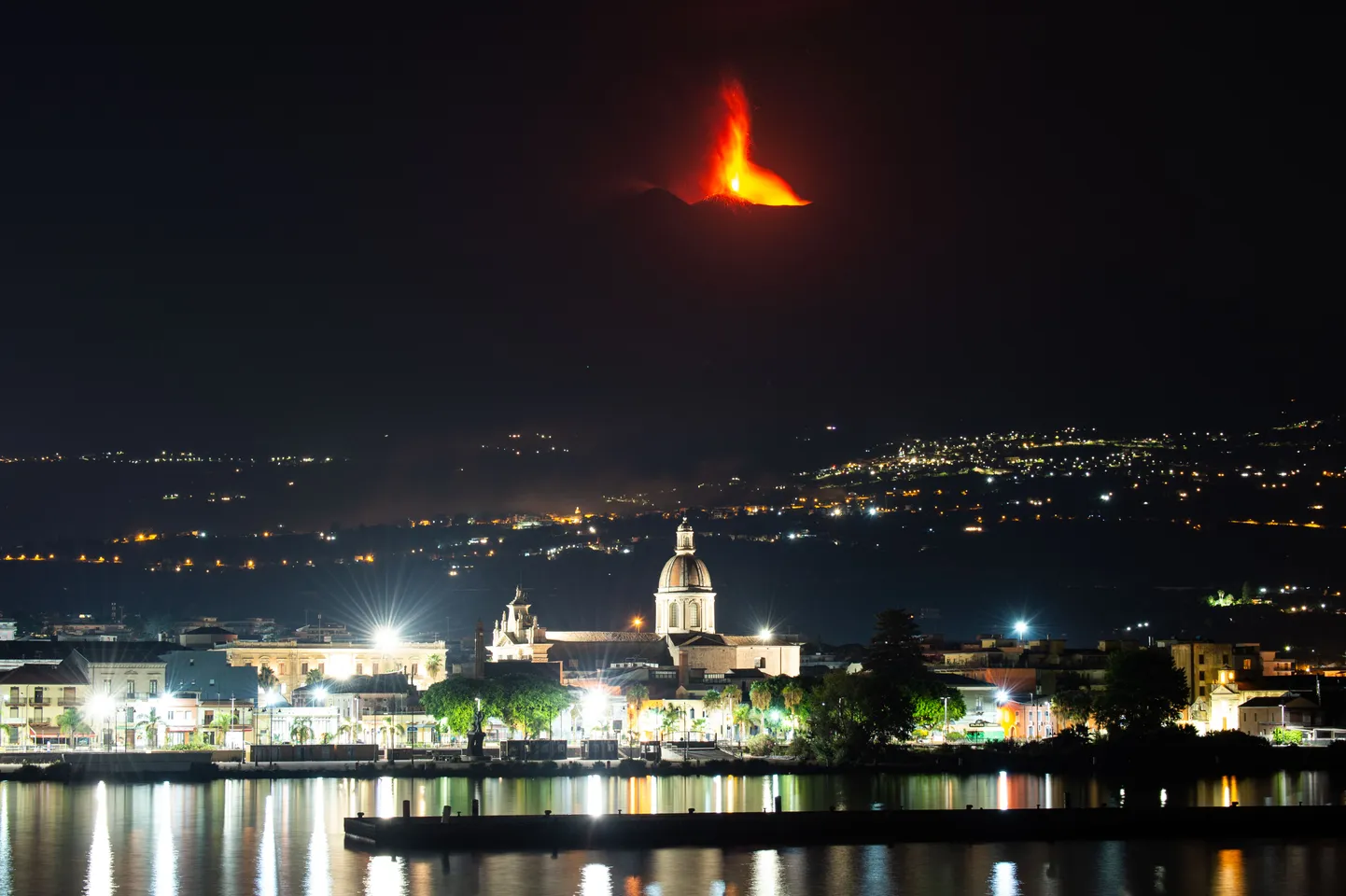 13. august 2024. Etna purskab.