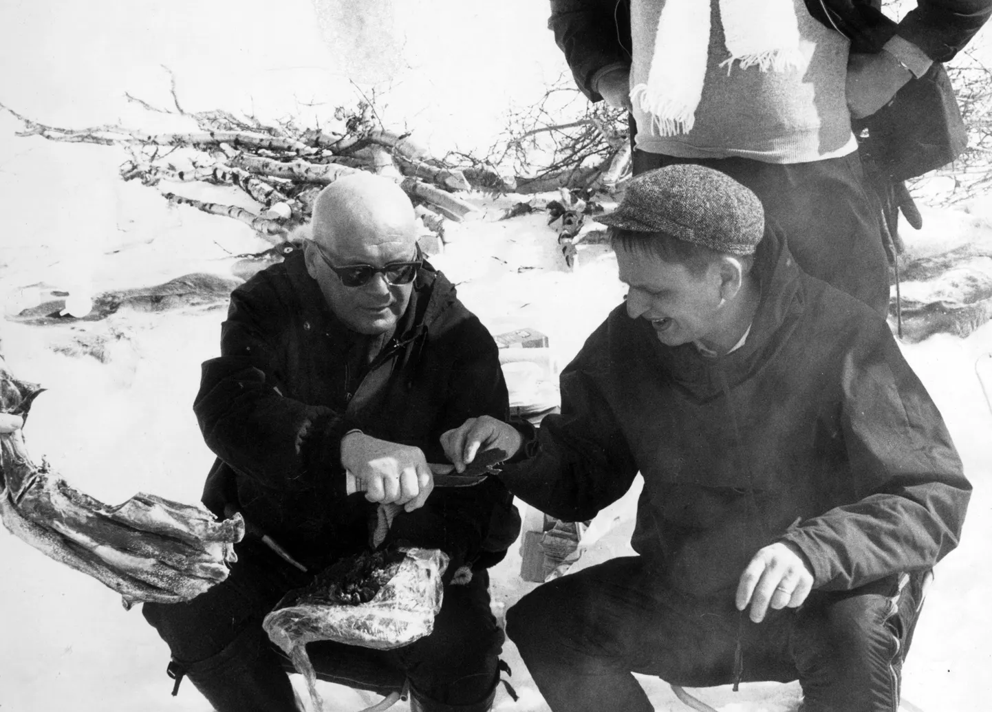 Soome president Urho Kaleva Kekkonen (vasakul) koos Rootsi peaministri Olof Palmega aastal 1972.