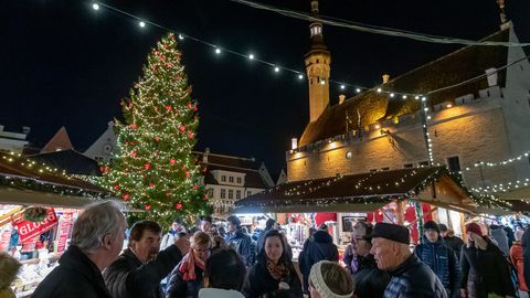 Полиция бросила дополнительные силы на охрану рождественской ярмарки в Таллинне