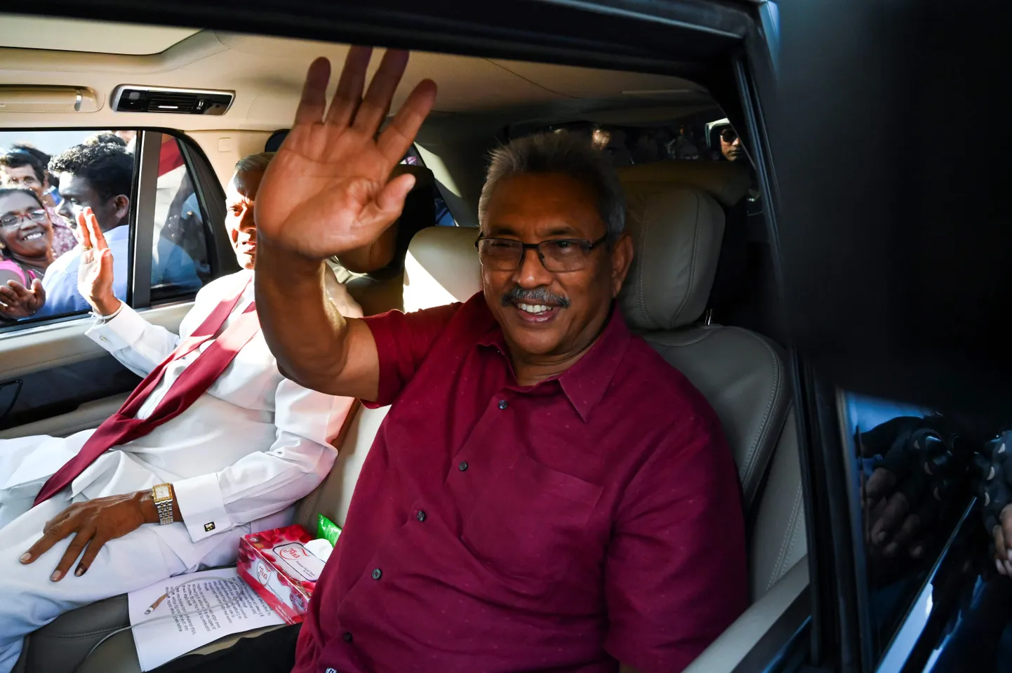 Sri Lanka presidendivalimiste võitja Gotabaya Rajapaksa.