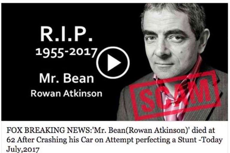 «Rowan Atkinson on surnud» libauudis