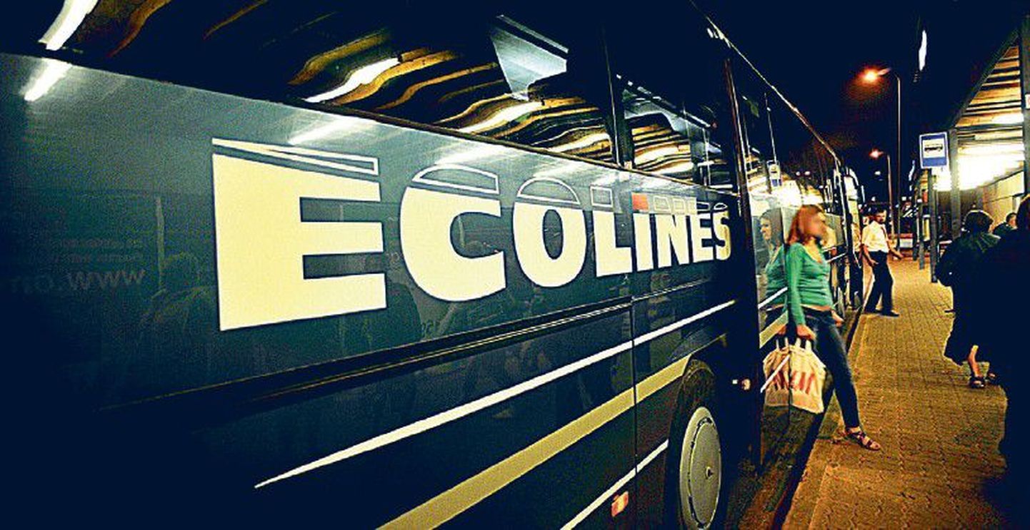 Reede õhtul Riiast Tartusse sõitnud Ecolinesi buss jõudis sihtkohta ligi pooletunnise hilinemisega.