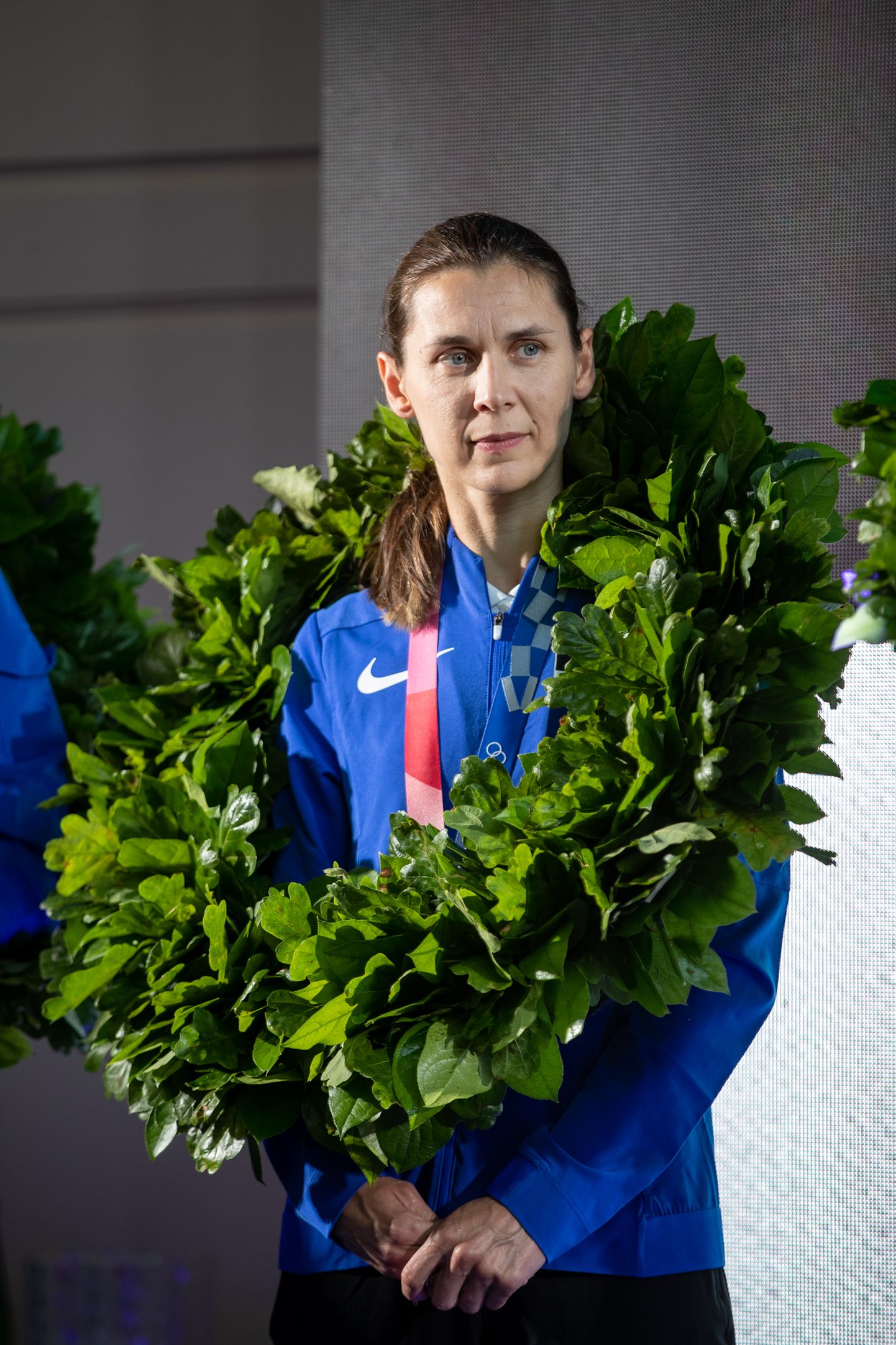 Ирина Эмбрих, июль 2021 года, встреча спортсменки с Олимпиады