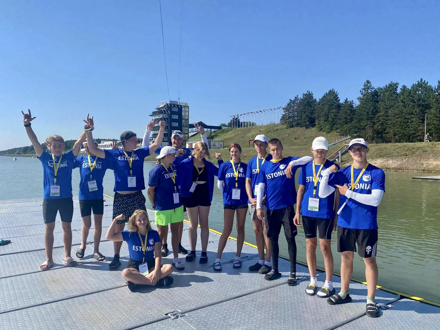 Eesti koondis Olympic Hopes võistlusel.