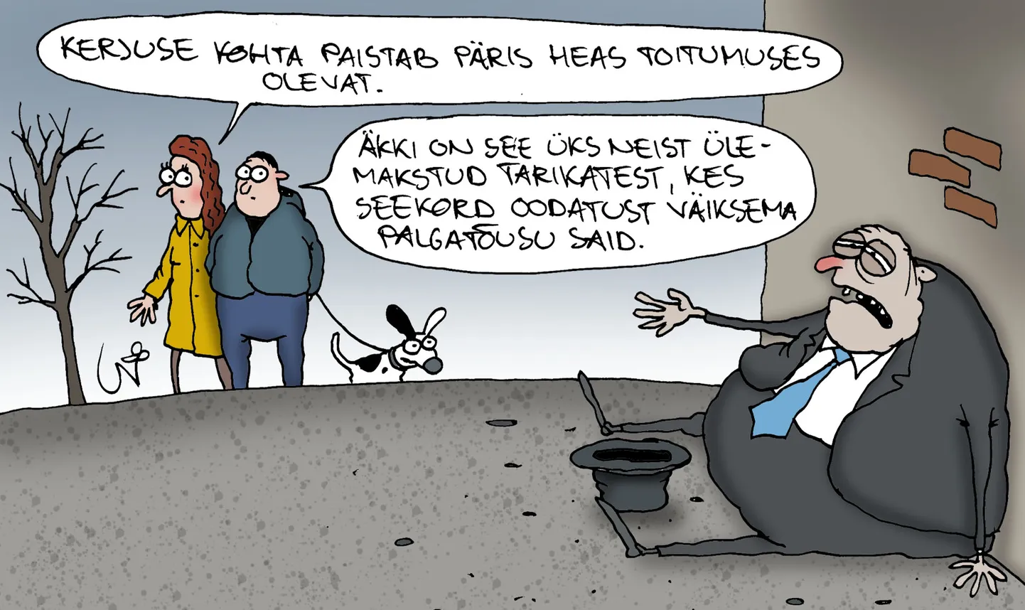 Urmas Nemvalts joonistab.