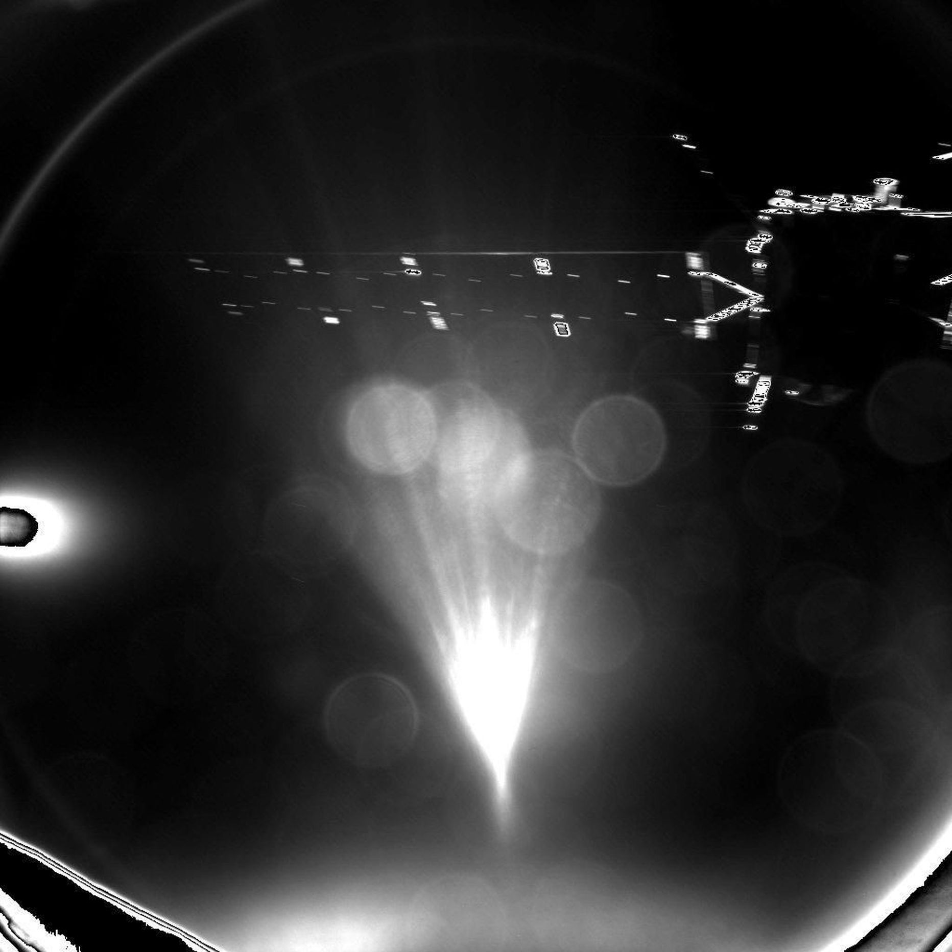 Philae запечатлел момент, последовавший за отделением от Rosetta.