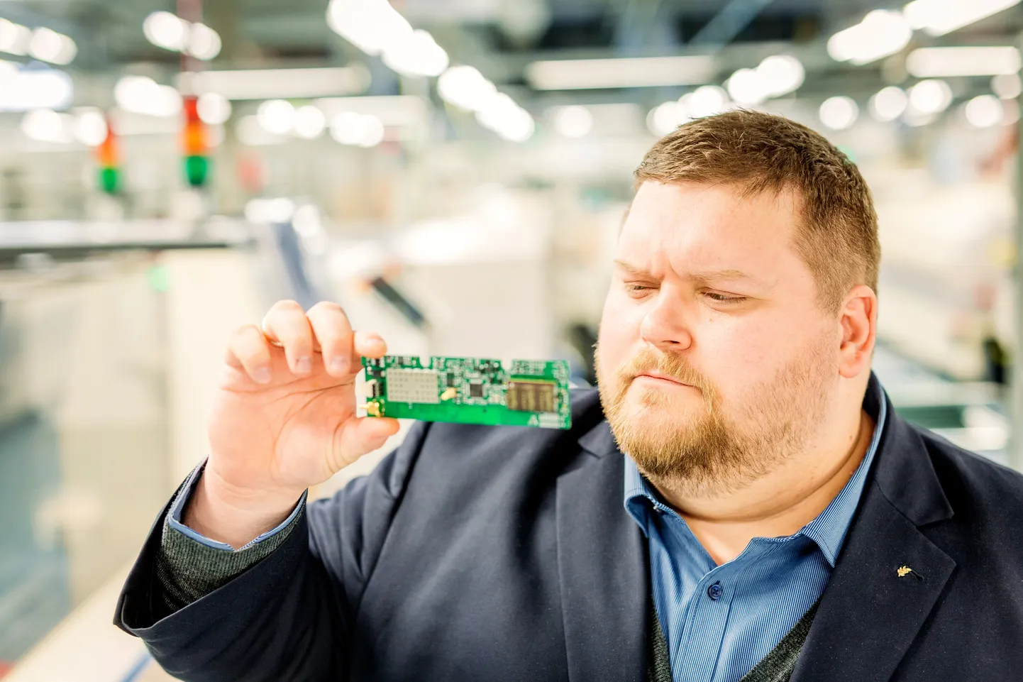 Saaremaa suurima elektroonikatootmise ettevõtte Incap Electronicsi juht Otto Pukk.