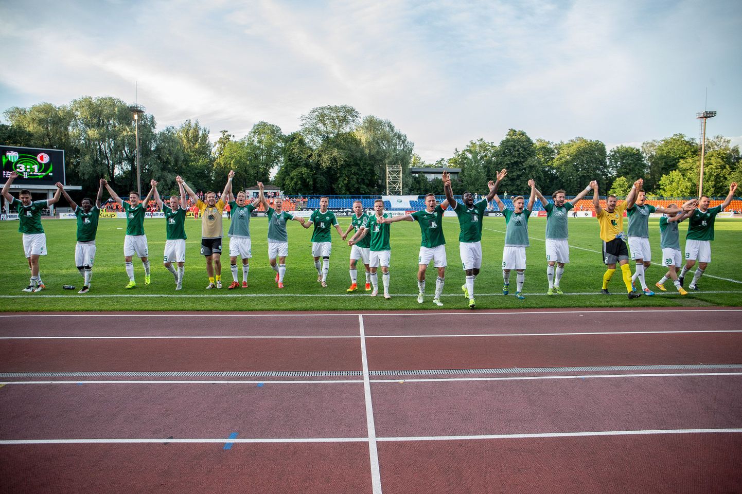 FC Levadia teenis mängijate koondisesse andmise eest Eesti klubidest kõige rohkem.