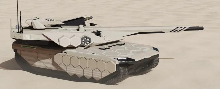 Uus K3 tank on varustatud täiendatud vargelementidega, autonoomse sõidu võimekusega, kaasaantavate droonidega ja 130 mm sileraudse põhirelvaga.
