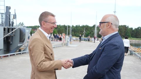 TIEŠRAIDE ⟩ Igaunijas prezidenta Karisa un Latvijas prezidenta Rinkēviča kopīgā preses konference