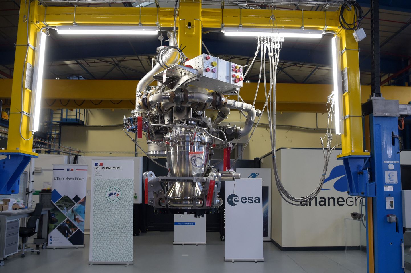 Kompānijas "ArianeGroup" raķetes dzinējs