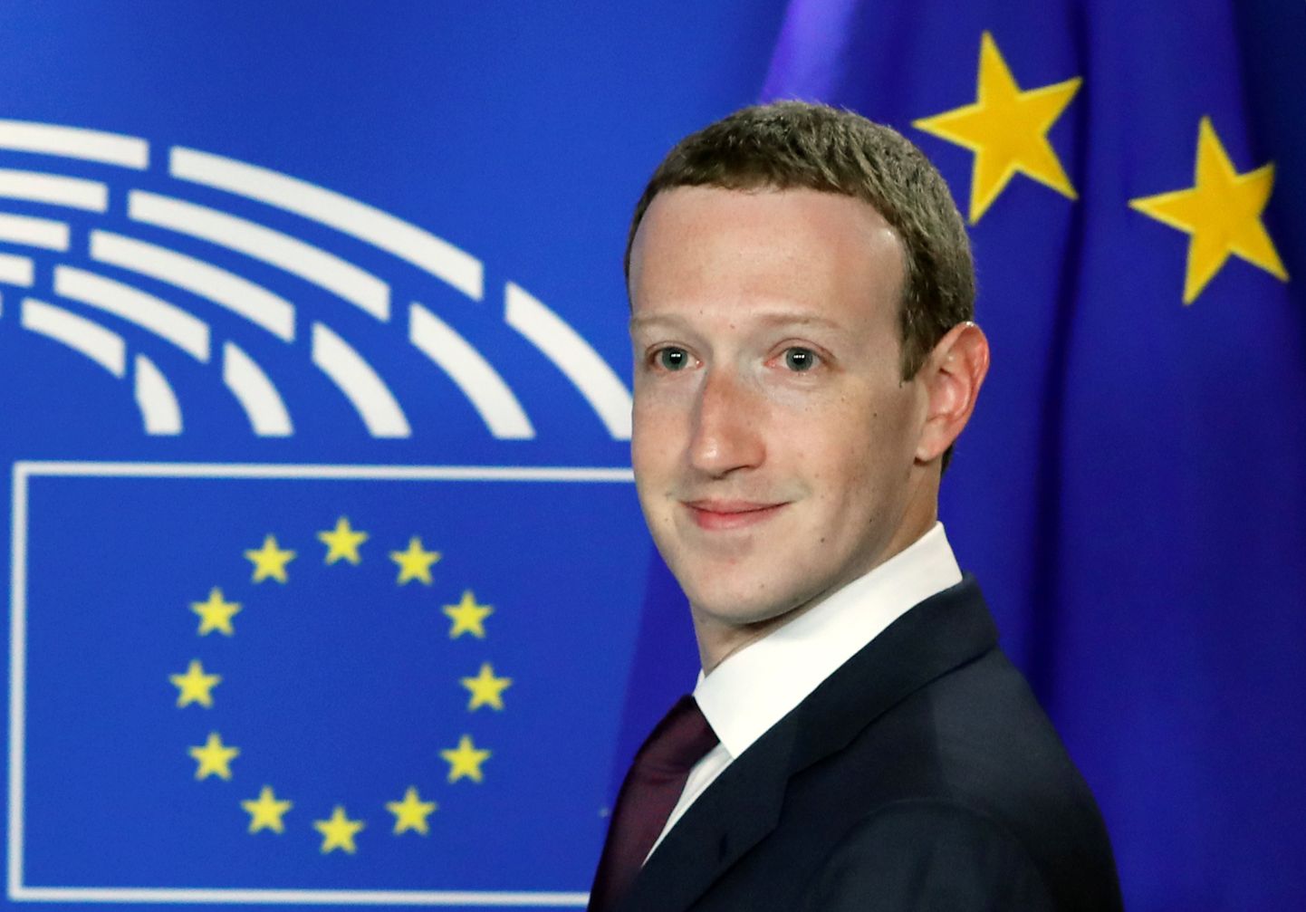 Mark Zuckerberg Euroopa Parlamendis.