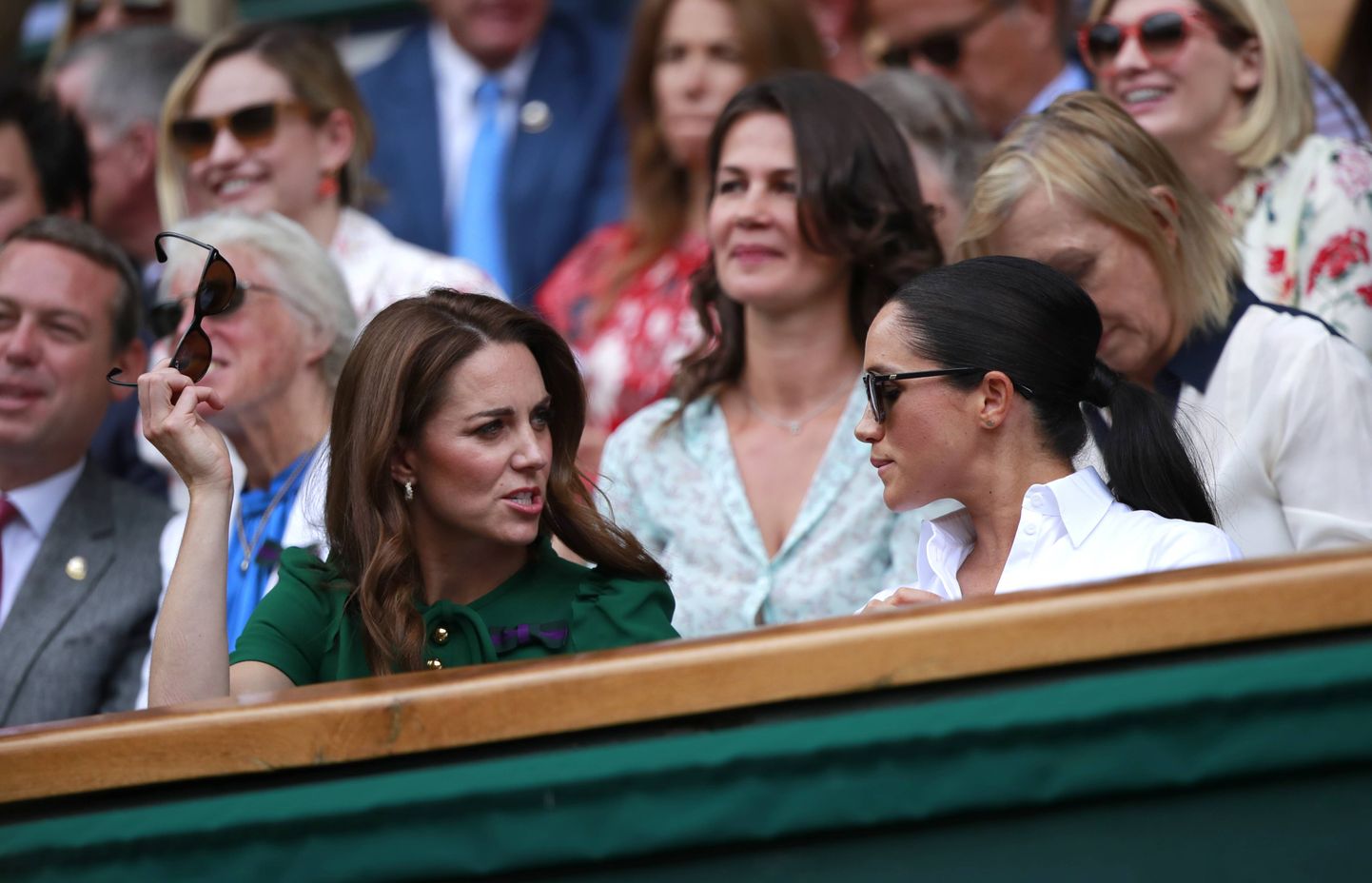 Üks väheseid üritusi, kus Kate Middleton ja Meghan Markle koos viibinud. Foto on tehtud 13. juulil 2019. aastal.