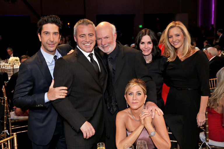 «Sõprade» osatäitjad (vasakult): David Schwimmer, Matt LeBlanc, Jennifer Aniston, Courteney Cox ja Lisa Kudrow. Juuni 2019.