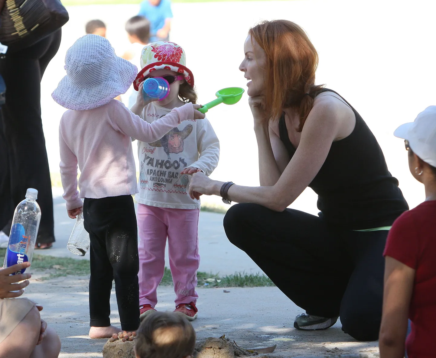 Marcia Cross mängis lastega