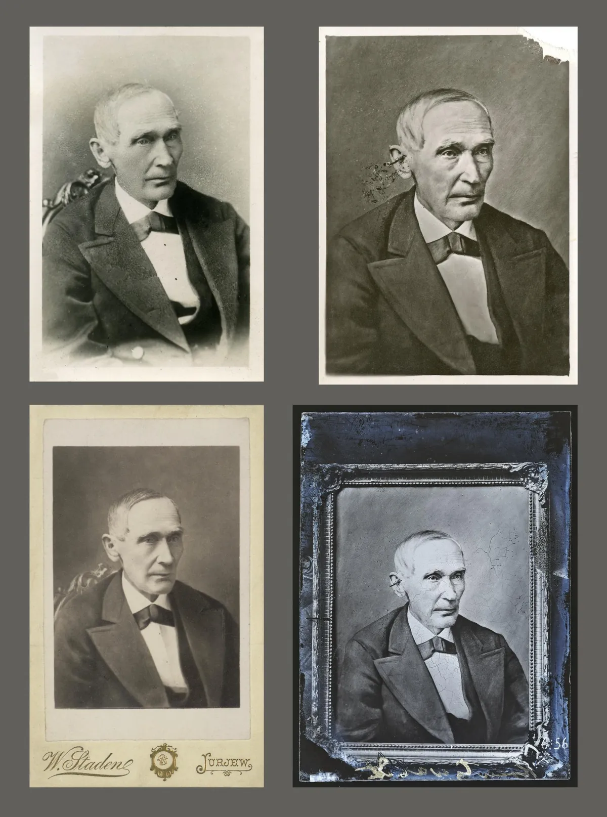 1870. aastatel Reinhold Sackeri Tartus tehtud foto Friedrich Reinhold Kreutzwaldist, mis on leidnud kõige enam taaskasutust läbi aegade erinevates trükistes ja kõikvõimalikes meedia vormides.