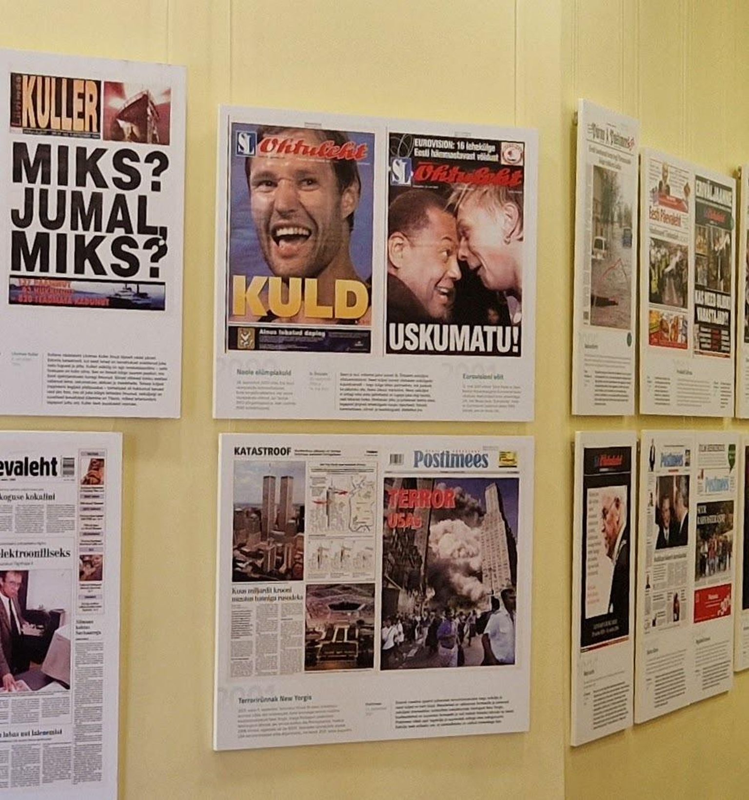 Näitus tutvustab kahe aastasaja eesti ajalehtede muutuvat nägu.