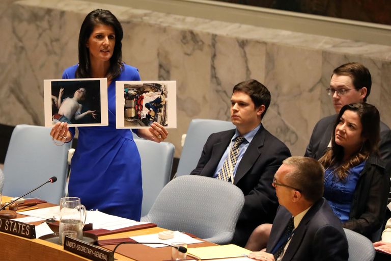 Ühendriikide suursaadik ÜRO juures Nikki Haley. SHANNON STAPLETON/REUTERS/SCANPIX