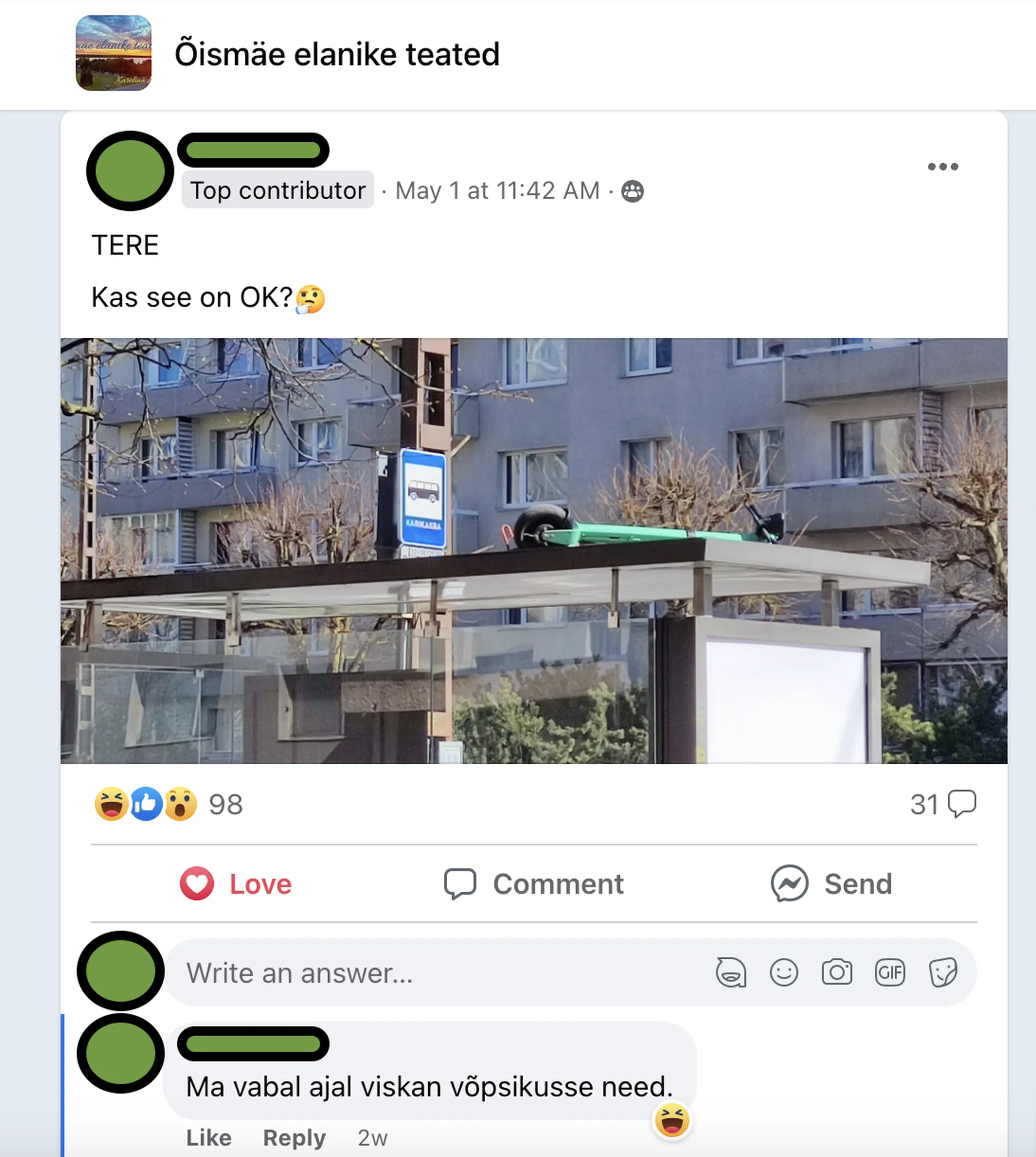 Paljud nõustusid, et see on ok.