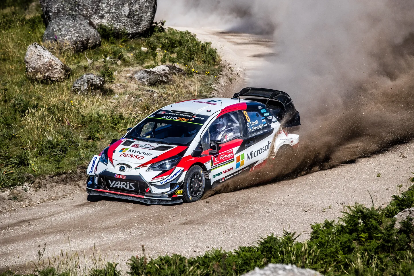Ott Tänak ja Martin Järveoja Portugali MM-rallil.