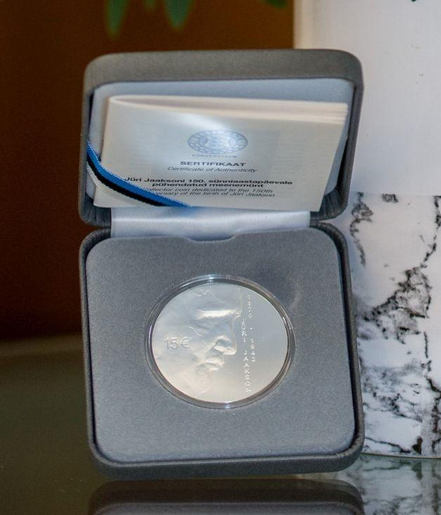 Eesti Pank vermis oma kunagise presidendi auks meenemündi.