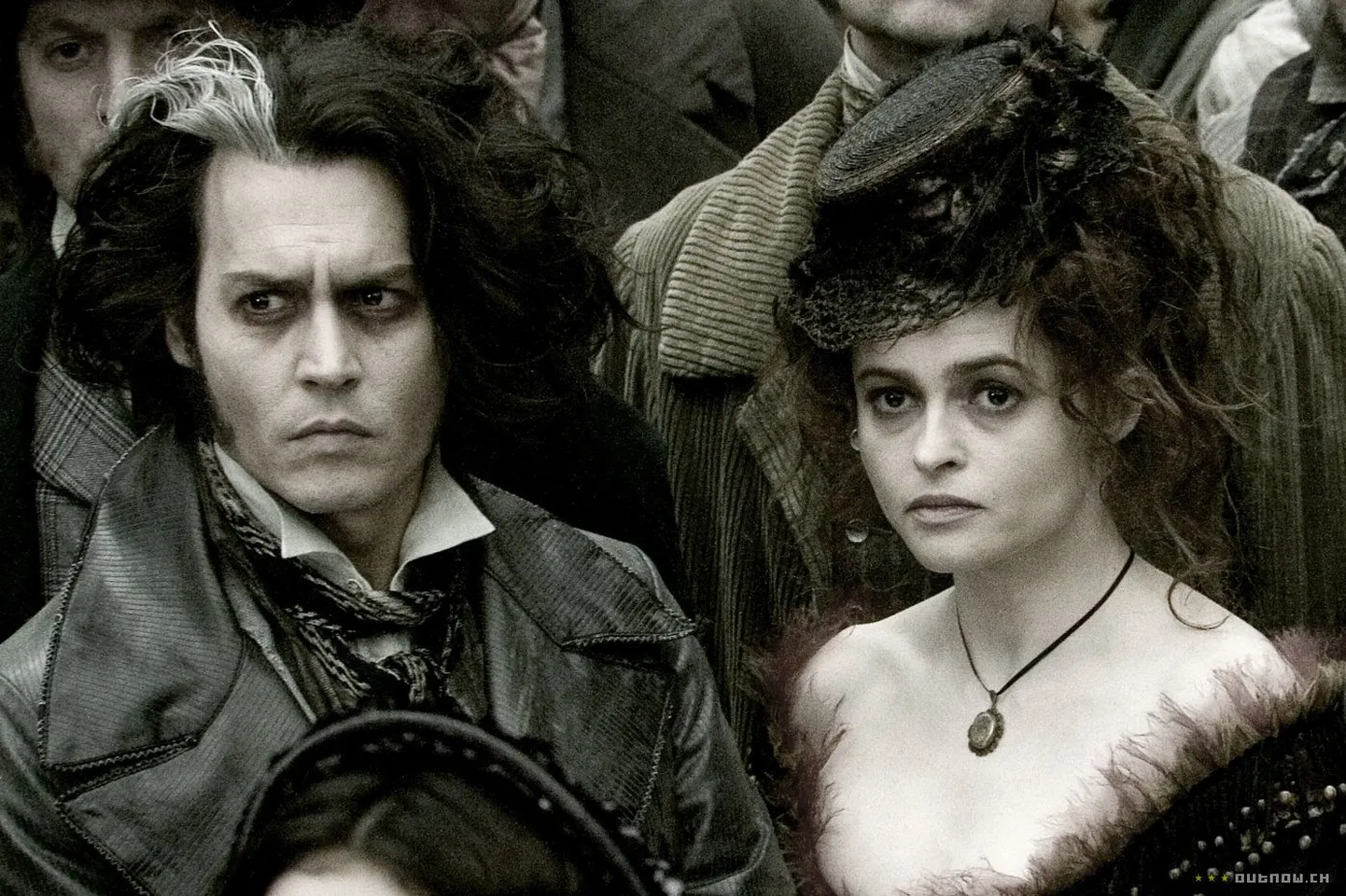Johnny Depp ja Helena Bonham Carter filmis  «Sweeney Todd»