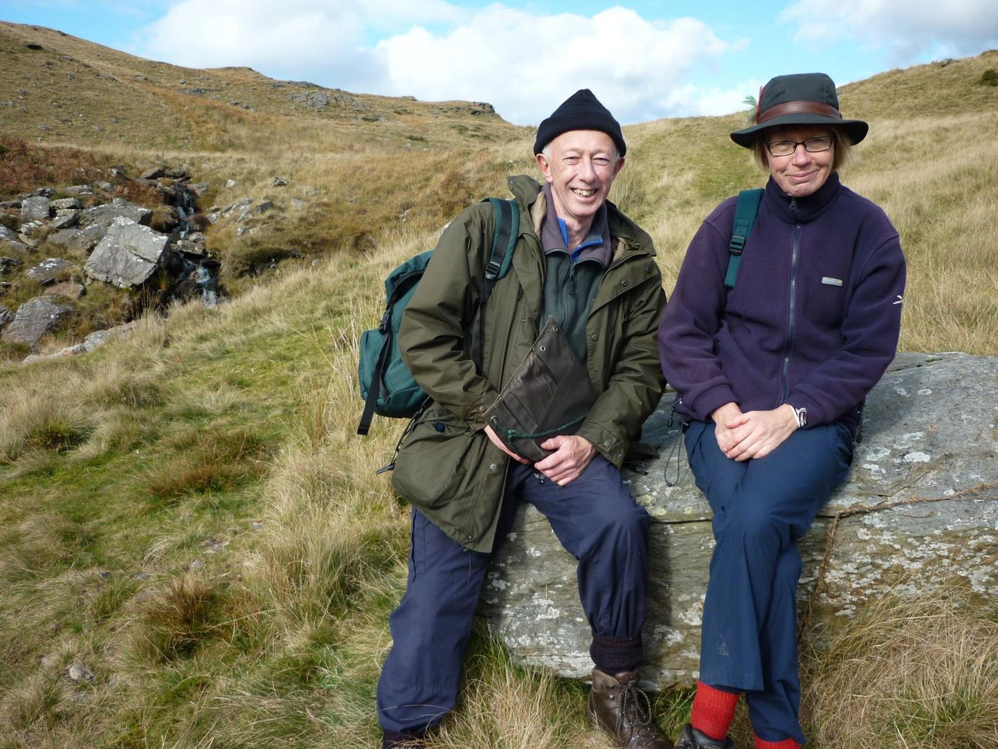Nigel Kelly ja Siiri Hubbard kohtusid Walesis matkates.