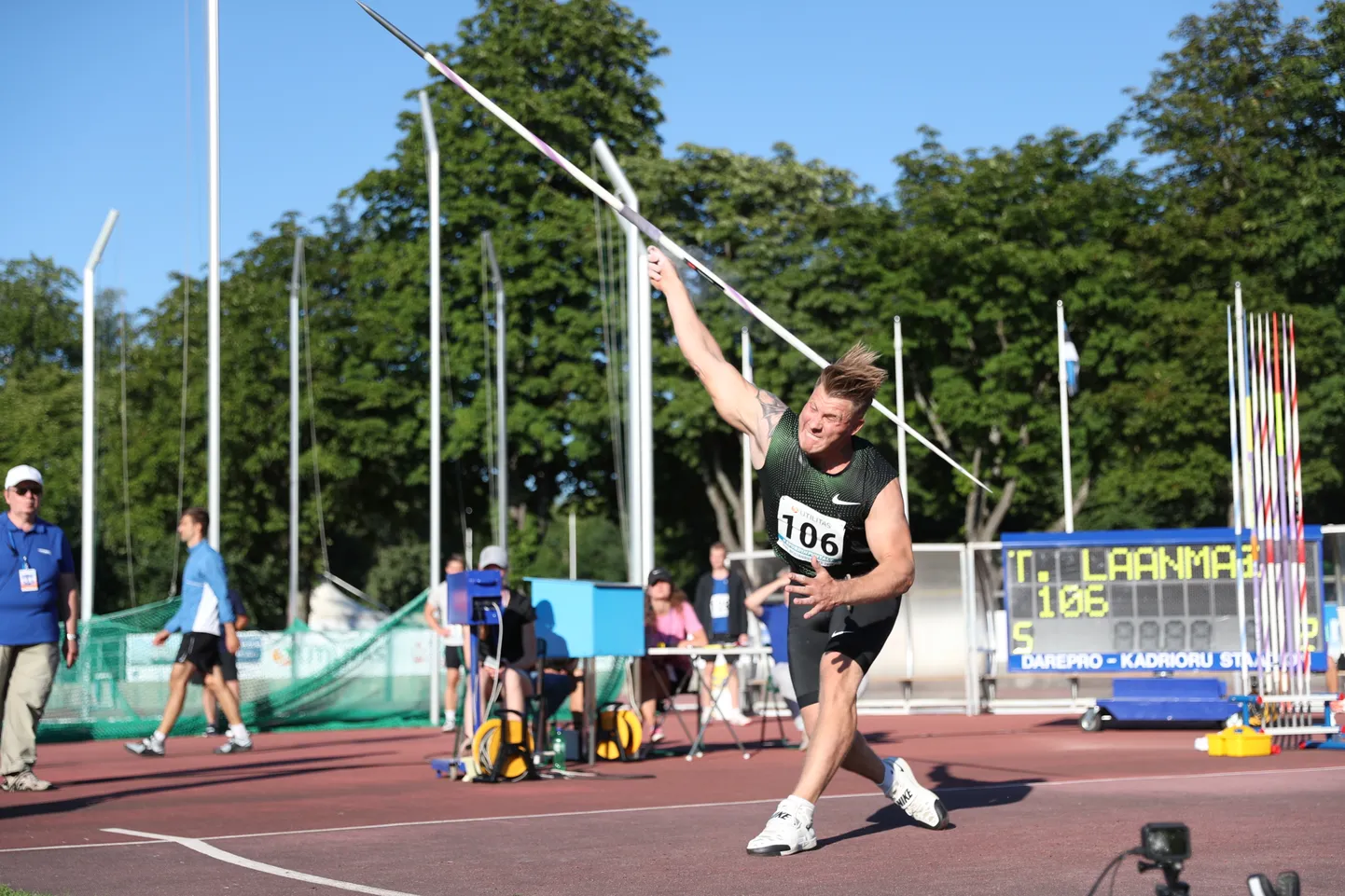 Tanel Laanmäe piirdus alla 70 meetrise odakaarega.
