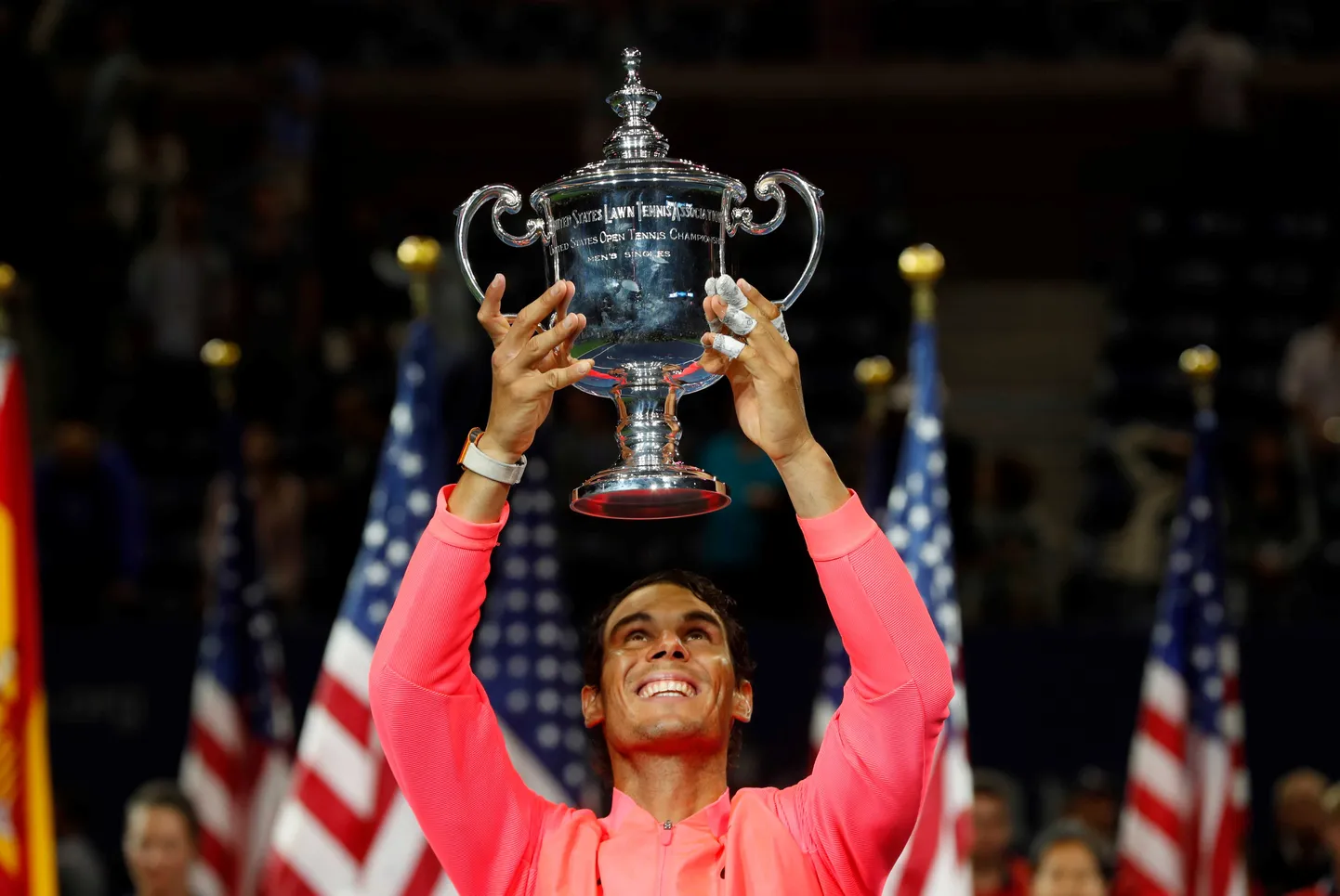 Rafael Nadal 2017. aasta US Openi tiitliga.