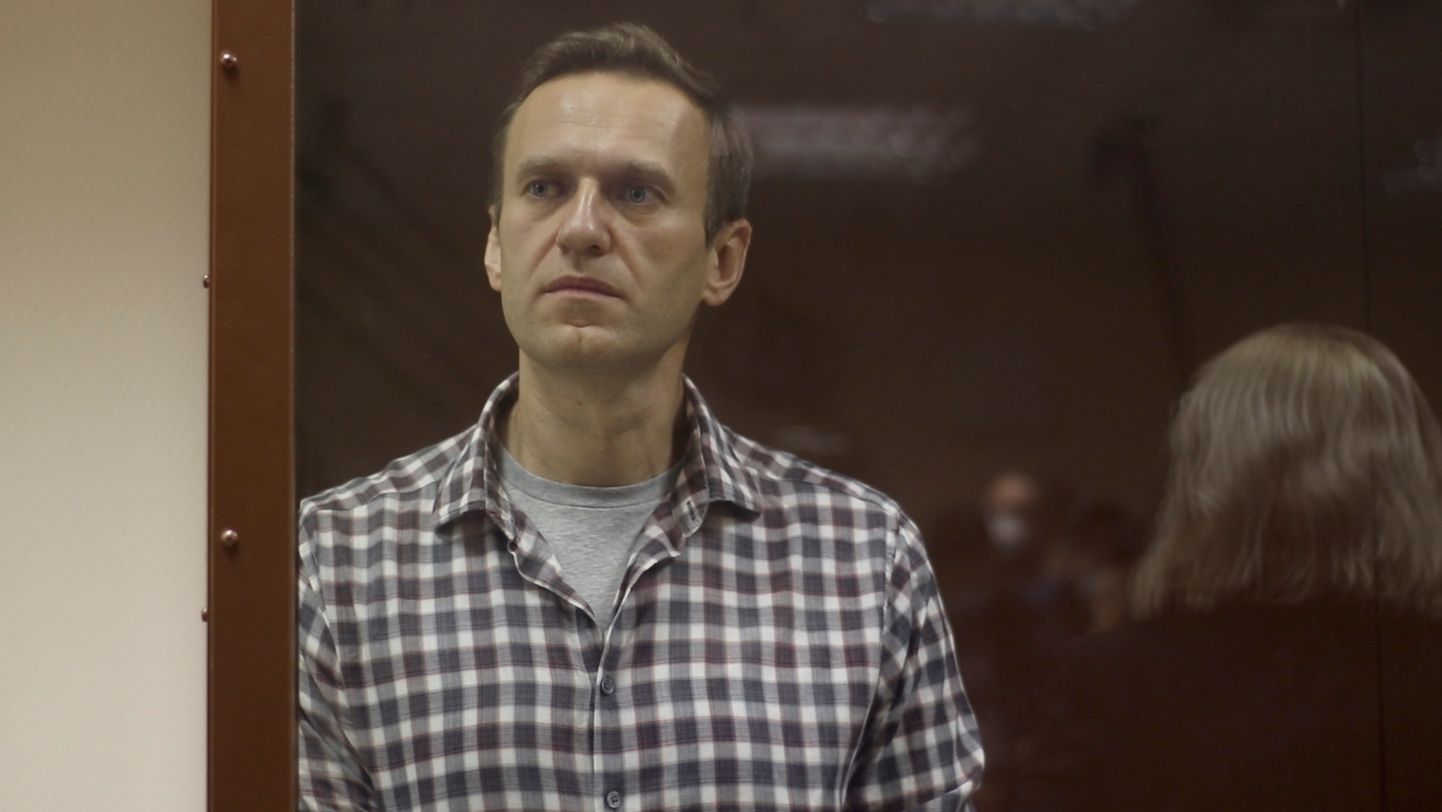 Алексей Навальный в суде.