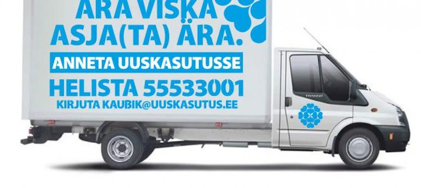 Mööbli äraveoks saab tellida kaubiku.