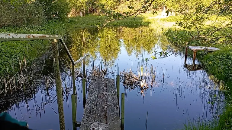 Veekogu, kuhu väidetavalt jookseb sisse solk naabri kinnistult
