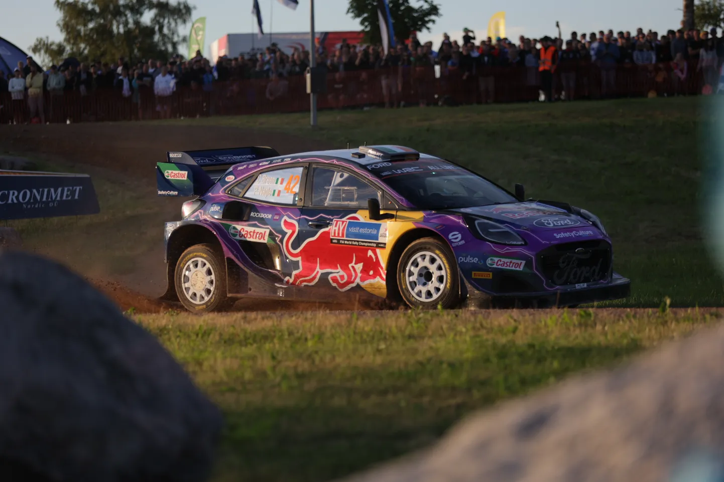 Craig Breen Rally Estonia avakatsel.
