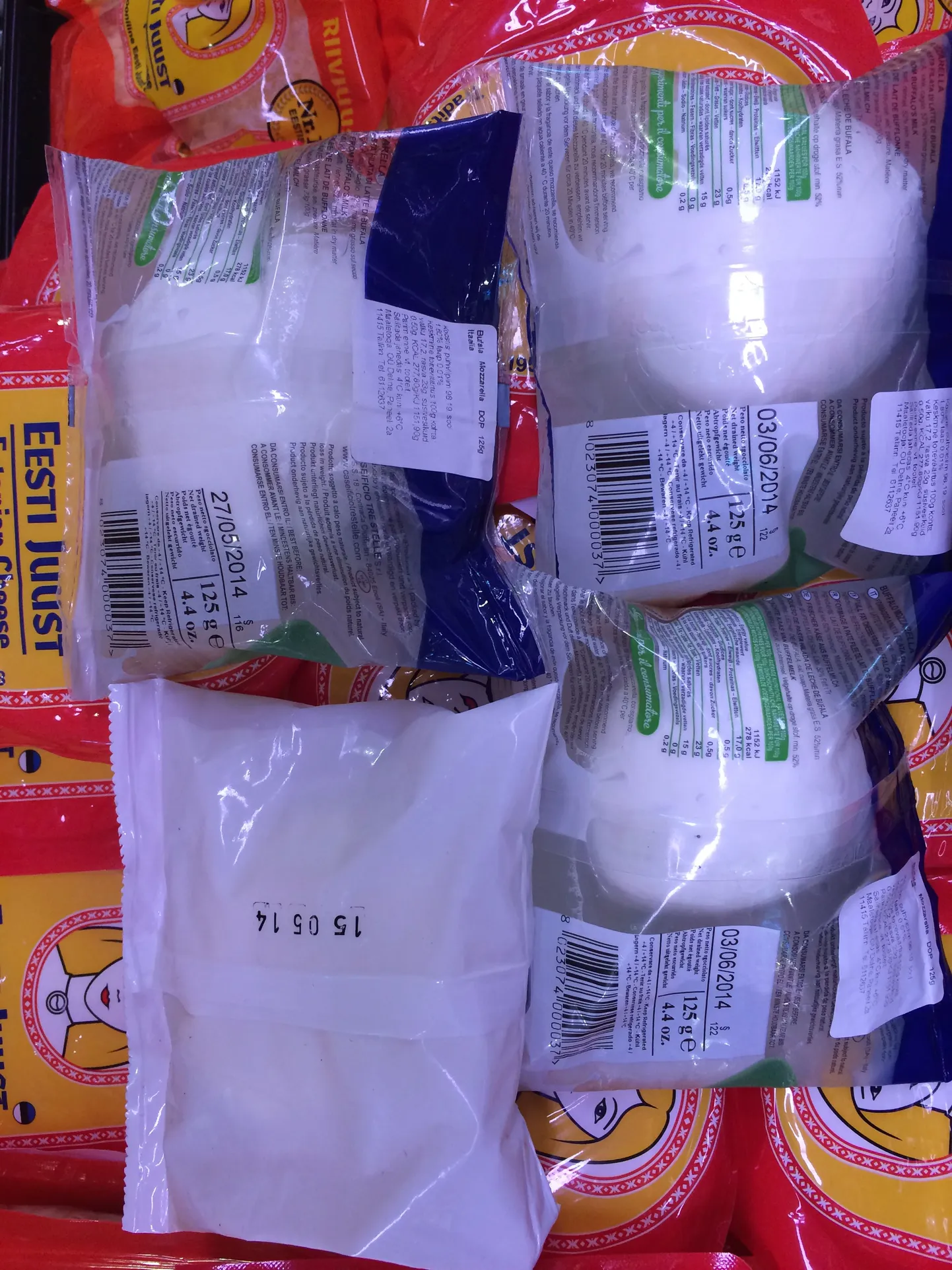 Mozzarella juust Selveris.