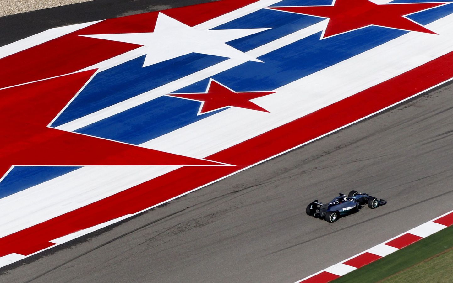 Lewis Hamilton USA GP vabatreeningul.
