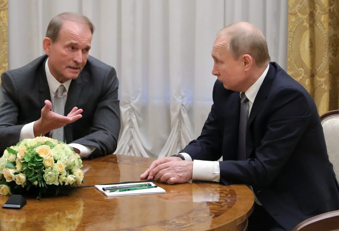Viktor Medvedtšuk ja Vladimir Putin.