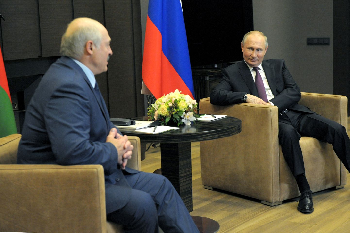 Aljaksandr Lukašenka ja Vladimir Putini kohtumine.