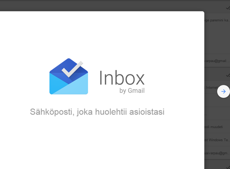 Inbox tervitab eestlasi soome keeles