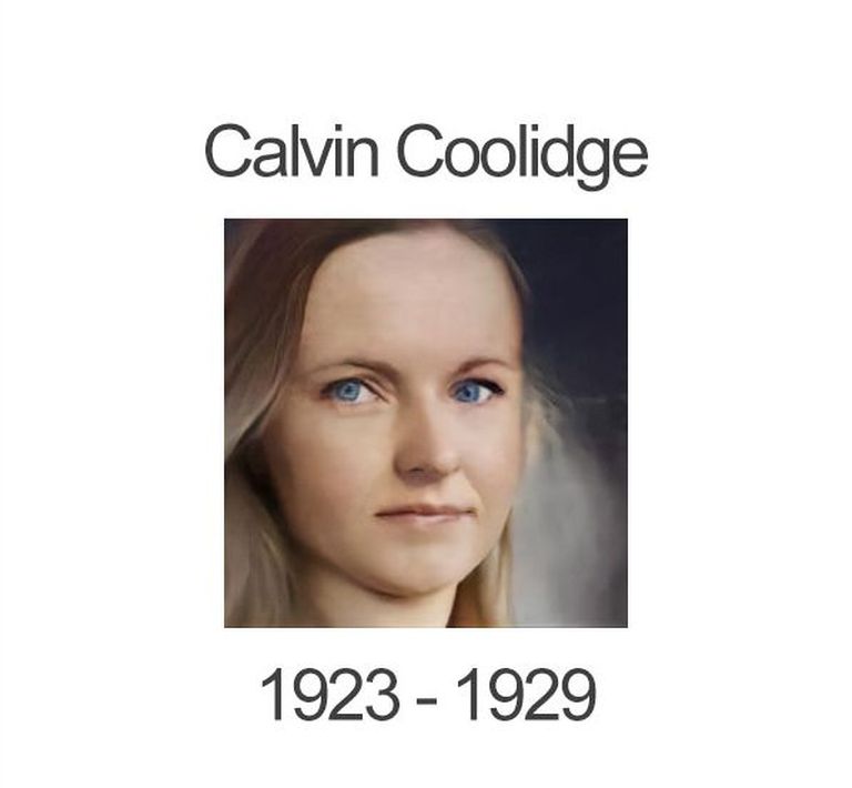 Calvin Coolidge naisena